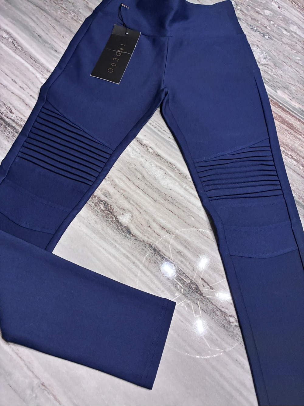 Women’s NWT Moto-Panel Stretch Pants sz S slimming sexy